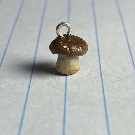 Tiny Mushroom Charm