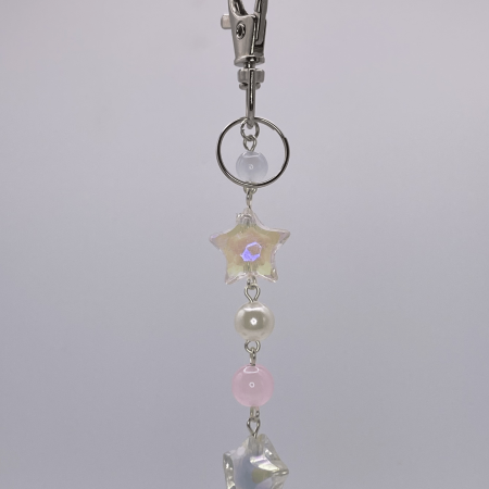 Trans Star Mini Keychain